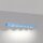 LED Pendelleuchte Azurblau 4000K neutralweiß L:98,5 cm