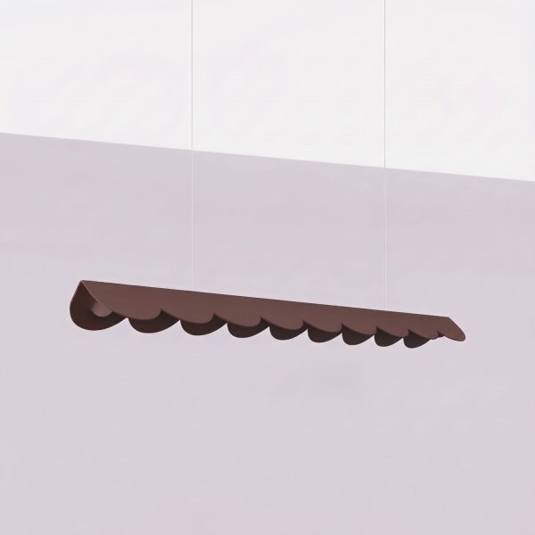 LED Pendelleuchte Alu Braun 4000K neutralweiß L:98,5 cm