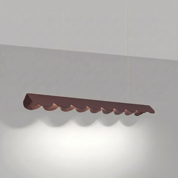 LED Pendelleuchte Alu Braun 4000K neutralweiß L:98,5 cm