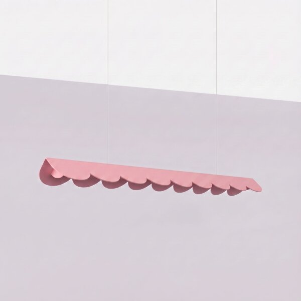 LED Pendelleuchte Pink Alu 3000K warmweiß L:98,5 cm