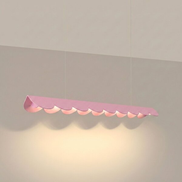 LED Pendelleuchte Pink Alu 3000K warmweiß L:98,5 cm