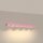 LED Pendelleuchte Pink Alu 3000K warmweiß L:98,5 cm