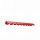 LED Pendelleuchte Alu Rot 3000K warmweiß L:98,5 cm