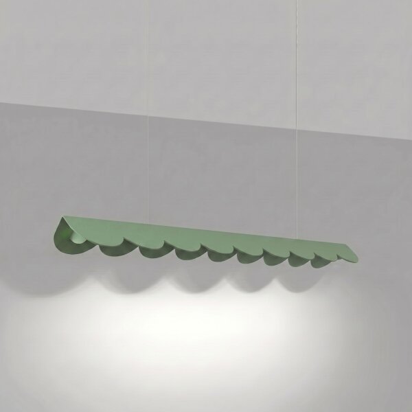 LED Pendelleuchte Salbei Alu 4000K L:98,5 cm lang