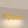 LED Pendelleuchte Gelb Alu 3000K warmweiß L:98,5 cm
