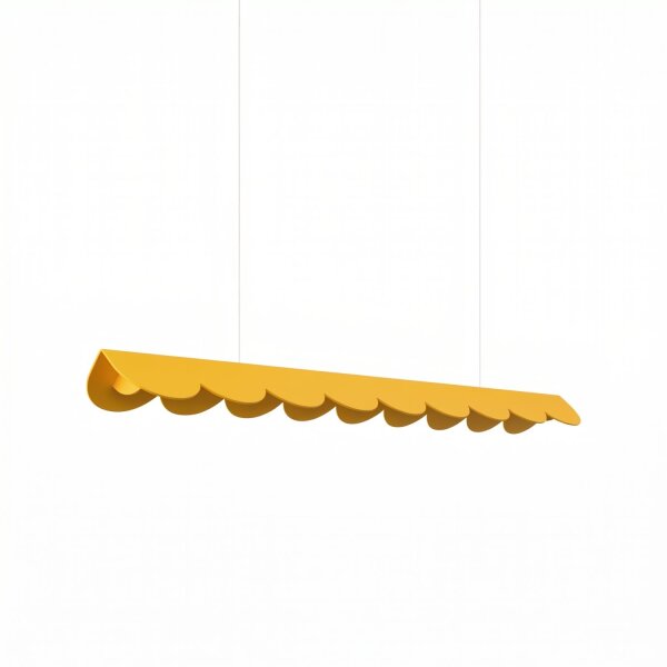 LED Pendelleuchte Gelb Alu 4000K neutralweiß L:98,5 cm