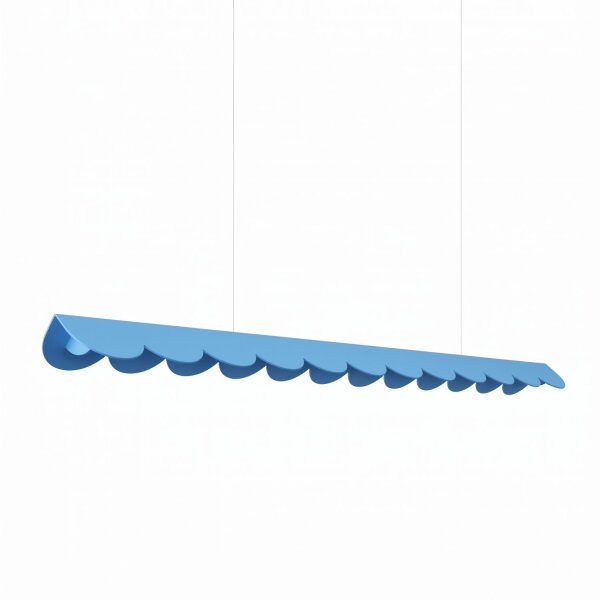 LED Pendelleuchte Azurblau 3000K warmweiß 16W L:131 cm