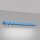 LED Pendelleuchte Azurblau Alu 4000K 16W L:131 cm lang