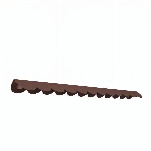 LED Pendelleuchte Braun 4000K neutralweiß 16W L:131 cm