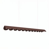LED Pendelleuchte Braun 4000K neutralweiß 16W L:131 cm