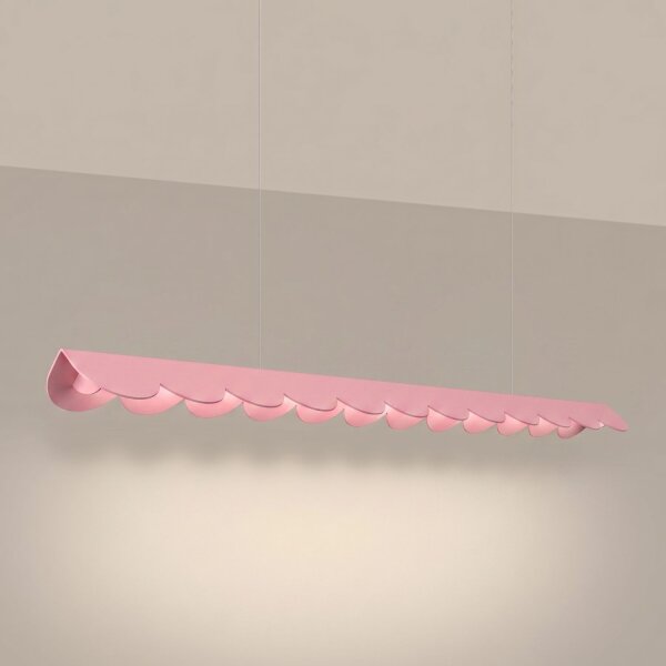 LED Pendelleuchte Pink Aluminium 3000K 16W 131 cm lang