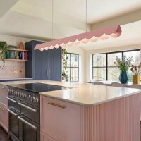LED Pendelleuchte Pink Aluminium 3000K 16W 131 cm lang