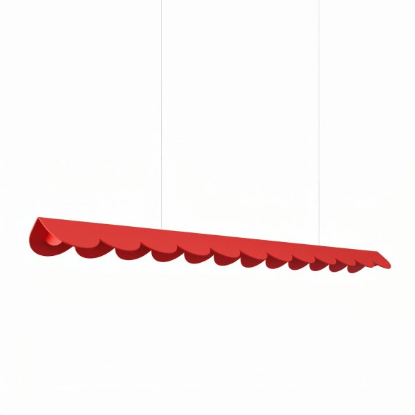 LED Pendelleuchte Rot 4000K neutralweiß 16W L:131 cm