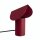 LED Tischleuchte schwenkbar Alu Burgund 3000K H:15 cm
