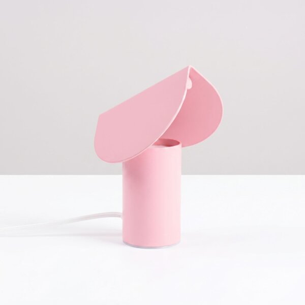 LED Tischleuchte verstellbar Pink Alu 3000K H:15 cm