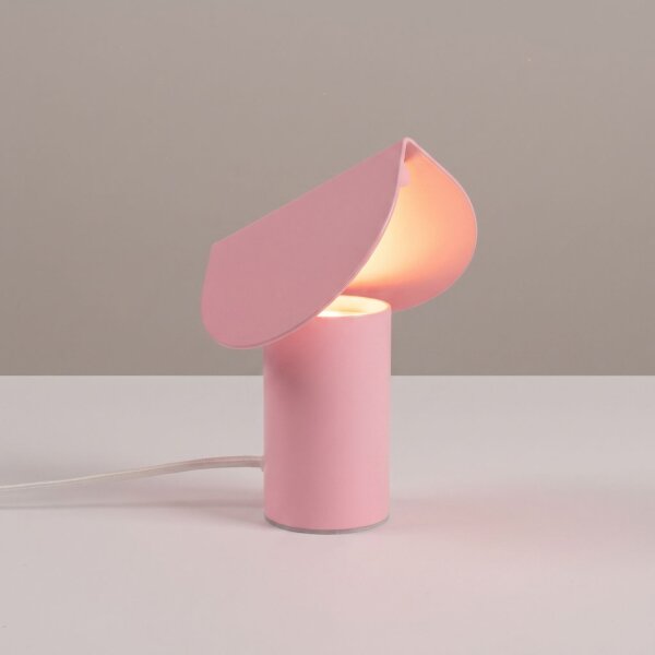 LED Tischleuchte verstellbar Pink Alu 3000K H:15 cm