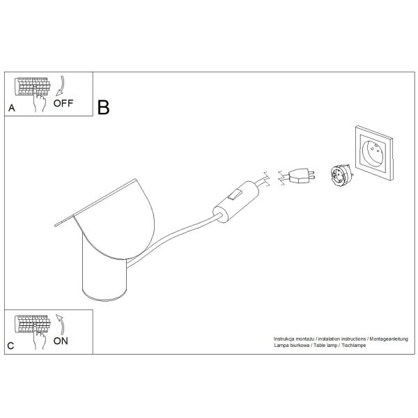 LED Tischleuchte verstellbar Pink Alu 3000K H:15 cm