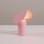 LED Tischleuchte verstellbar Pink Alu 3000K H:15 cm