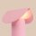 LED Tischleuchte verstellbar Pink Alu 3000K H:15 cm