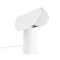 LED Tischleuchte schwenkbar Aluminium Weiß 3000K 15 cm