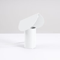 LED Tischleuchte schwenkbar Aluminium Weiß 3000K 15 cm
