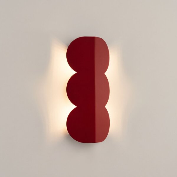 Wandleuchte indirekt Aluminium G9 2-flammig H:33,6 cm