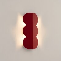 Wandleuchte indirekt Aluminium G9 2-flammig H:33,6 cm