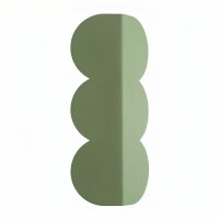 Wandleuchte indirekt Salbei G9 2-flammig H:33,6 cm Alu