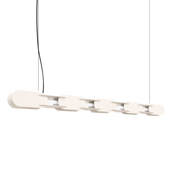 LED Pendelleuchte dimmbar Push-DIM Beige 3000K L:158 cm