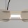 LED Pendelleuchte dimmbar Push-DIM Beige 4000K L:158 cm