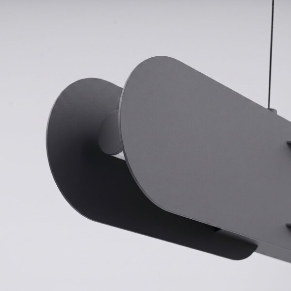 LED Pendelleuchte Schwarz dimmbar Push-DIM 3000K 158 cm