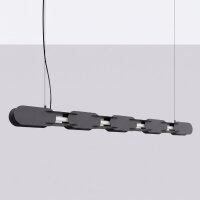 LED Pendelleuchte dimmbar Push-DIM 4000K L:158 cm Stahl