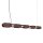 LED Pendelleuchte dimmbar Push-DIM Braun 3000K L:158 cm