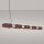 LED Pendelleuchte dimmbar Push-DIM Braun 4000K L:158 cm