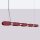 LED Pendelleuchte dimmbar Burgund 3000K L:158 cm Modern