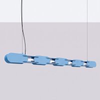 LED Hängelampe dimmbar Hellblau 4000K L:158 cm Modern