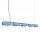 LED Hängelampe dimmbar Hellblau 4000K L:158 cm Modern