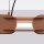 LED Hängelampe dimmbar Push-DIM Mokka 4000K L:158 cm