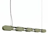 LED H&auml;ngelampe dimmbar Olivgr&uuml;n 4000K L:158 cm Modern