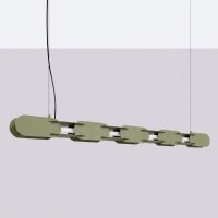 LED Hängelampe dimmbar Olivgrün 4000K L:158 cm...