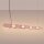 LED Hängelampe dimmbar Push-DIM Pink Stahl 3000K 158 cm