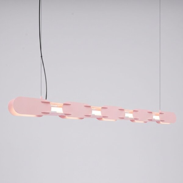 LED Pendelleuchte dimmbar Push-DIM Pink 4000K L:158 cm