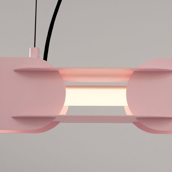 LED Pendelleuchte dimmbar Push-DIM Pink 4000K L:158 cm
