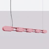 LED Pendelleuchte dimmbar Push-DIM Pink 4000K L:158 cm