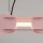 LED Pendelleuchte dimmbar Push-DIM Pink 4000K L:158 cm