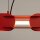 LED Pendelleuchte dimmbar Push-DIM Rot 3000K L:158 cm