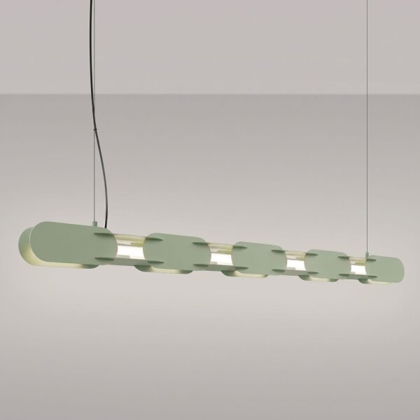 LED Pendelleuchte dimmbar Salbei 4000K L:158 cm Modern