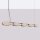 LED Pendelleuchte dimmbar Push-DIM Taupe 3000K L:158 cm