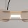 LED Pendelleuchte dimmbar Push-DIM Taupe 3000K L:158 cm