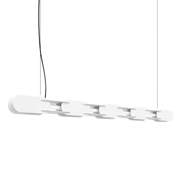 LED Pendelleuchte dimmbar Push-DIM Weiß 3000K L:158 cm